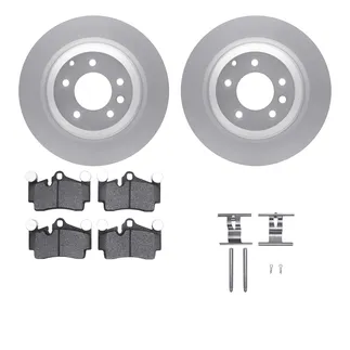 R1 Concepts WDTH1-02008 Brake Rotors - Carbon Coated W/ Euro Ceramic Pads & Hdw
